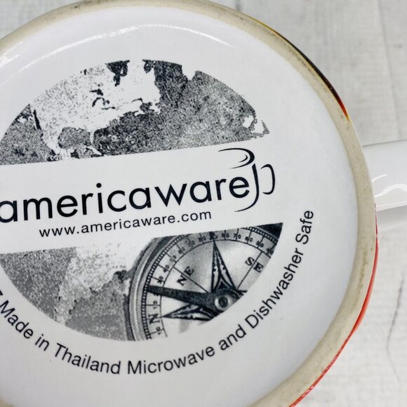 Americaware 2007 NEW YORK Radio City Lady Liberty 3-D Jumbo 18oz Ceramic Cup Mug - Picture 8 of 12